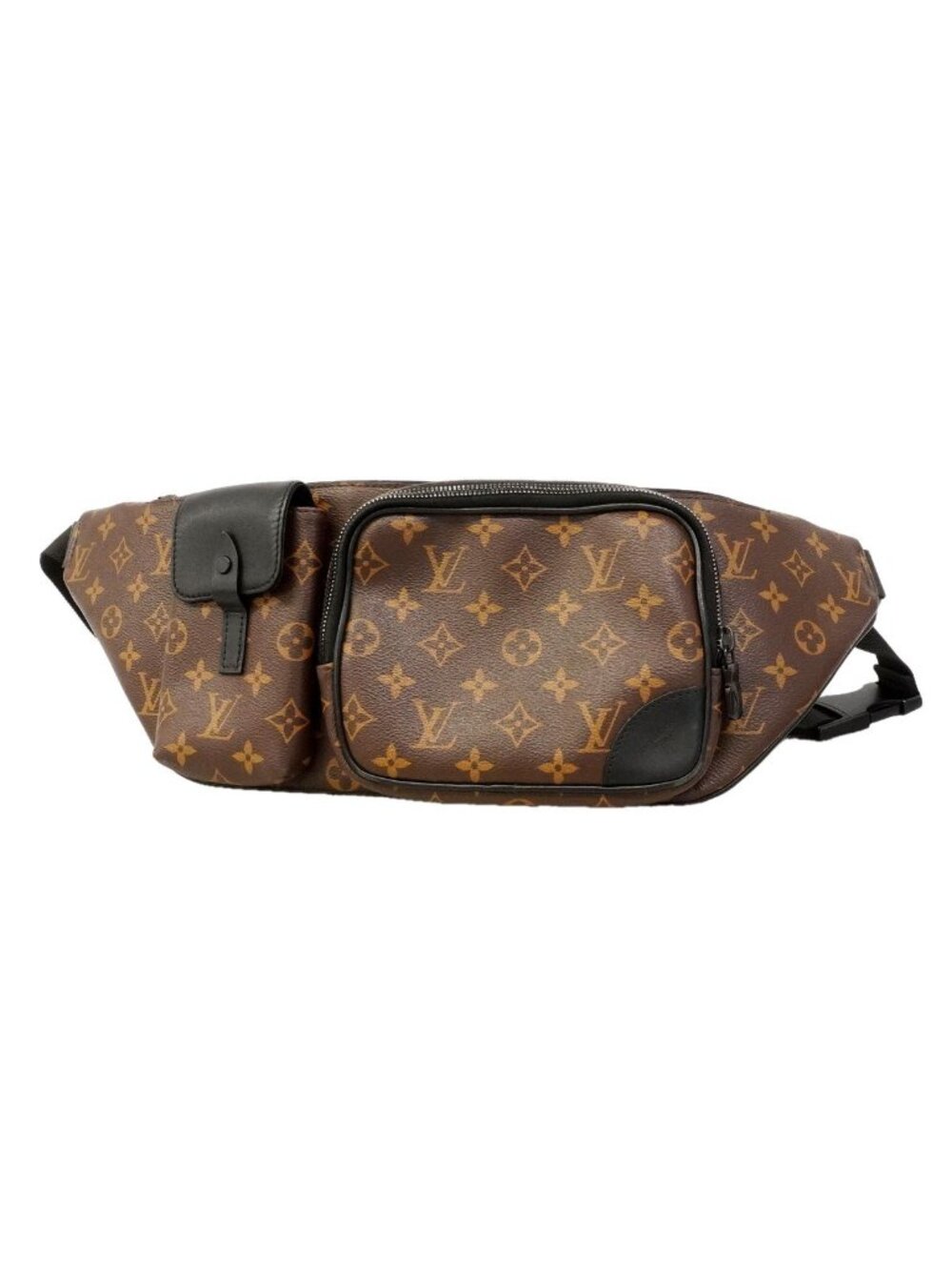 Louis Vuitton Belt Bag Monogram Macassar Christopher Brown Black